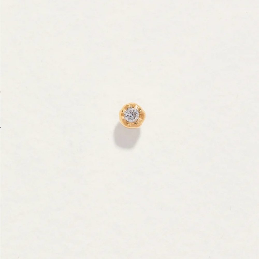 Pamela Love Petite nugget stud earrings pair